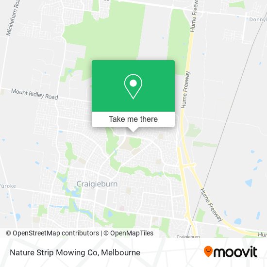 Nature Strip Mowing Co map