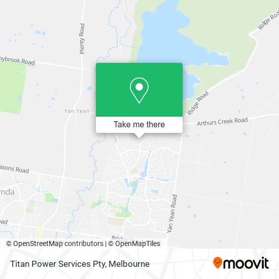 Titan Power Services Pty map