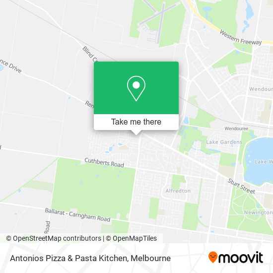 Antonios Pizza & Pasta Kitchen map