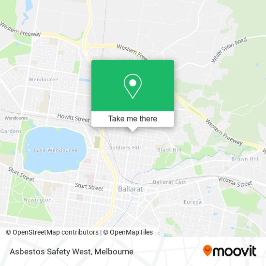 Asbestos Safety West map