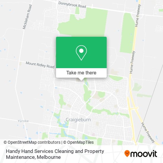 Handy Hand Services Cleaning and Property Maintenance map