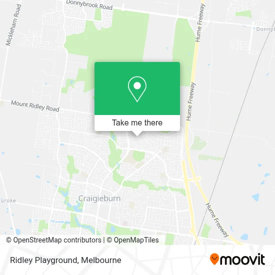 Mapa Ridley Playground