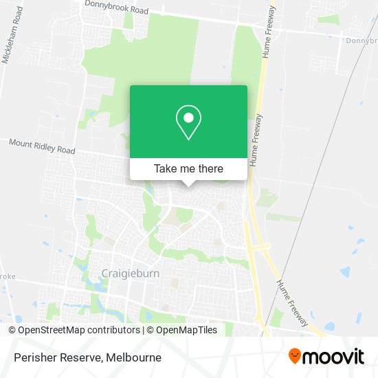 Perisher Reserve map