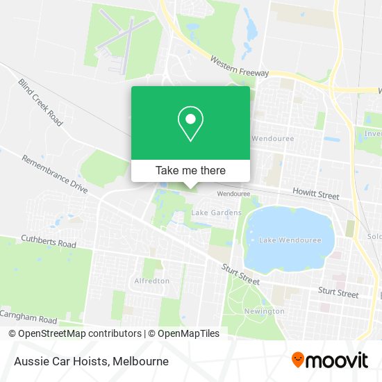 Aussie Car Hoists map