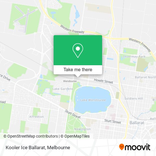 Kooler Ice Ballarat map