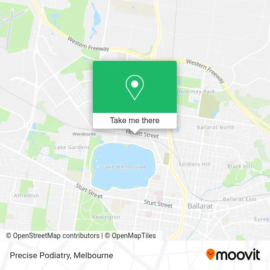 Mapa Precise Podiatry