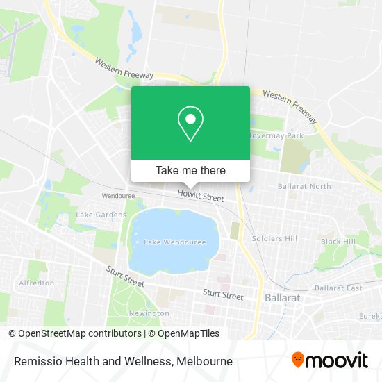 Remissio Health and Wellness map