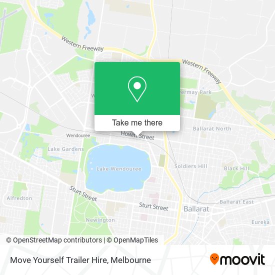 Move Yourself Trailer Hire map