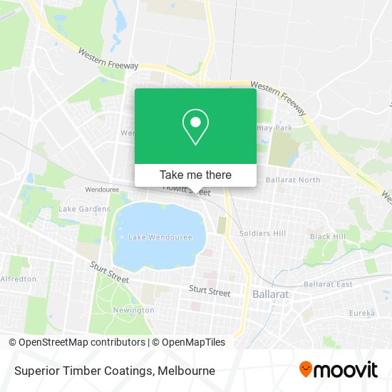 Superior Timber Coatings map