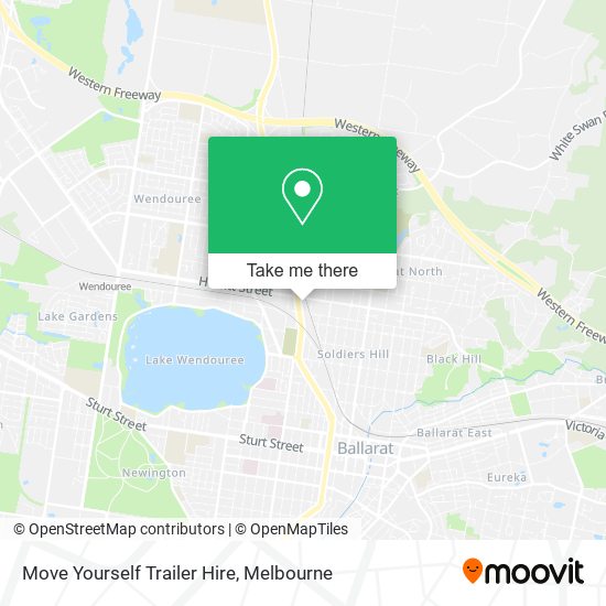 Move Yourself Trailer Hire map
