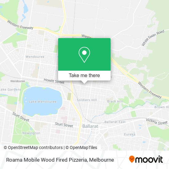 Roama Mobile Wood Fired Pizzeria map