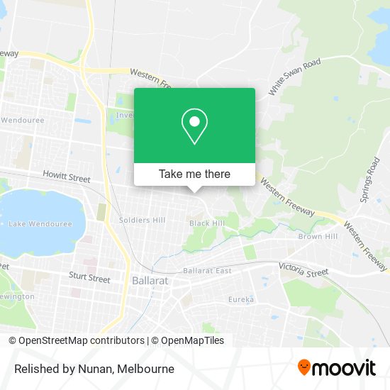 Relished by Nunan map