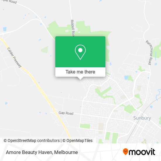 Amore Beauty Haven map