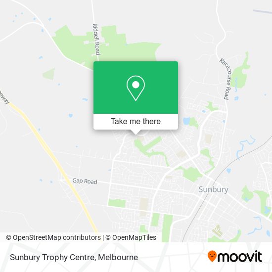 Sunbury Trophy Centre map