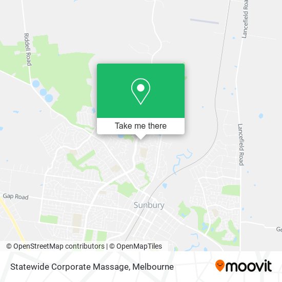 Mapa Statewide Corporate Massage