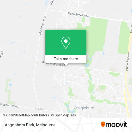 Angophora Park map