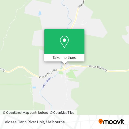 Vicses Cann River Unit map