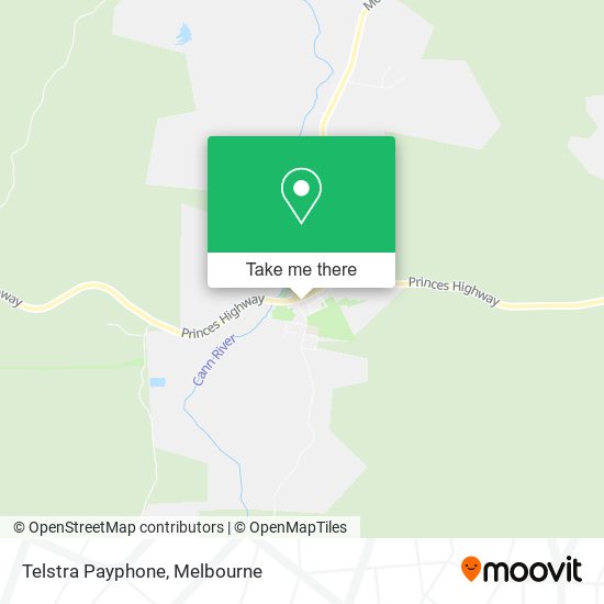 Telstra Payphone map