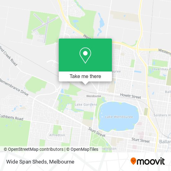 Wide Span Sheds map