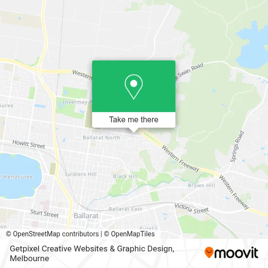 Mapa Getpixel Creative Websites & Graphic Design