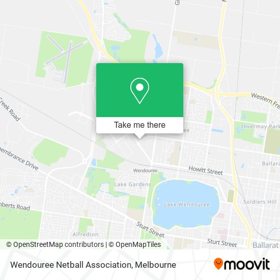 Wendouree Netball Association map