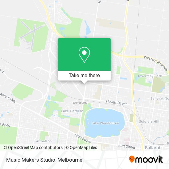 Music Makers Studio map