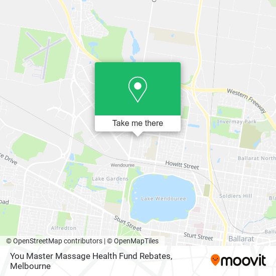 You Master Massage Health Fund Rebates map