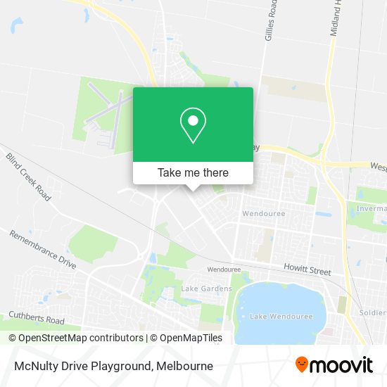 McNulty Drive Playground map