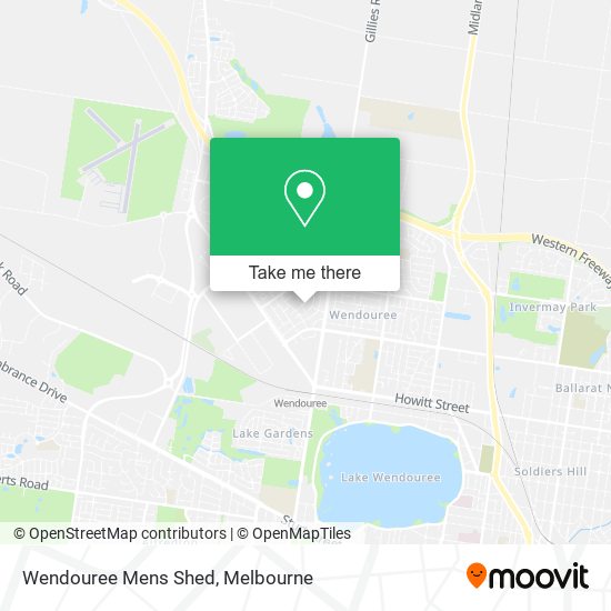 Wendouree Mens Shed map