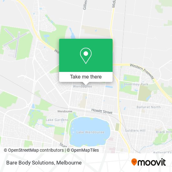 Bare Body Solutions map