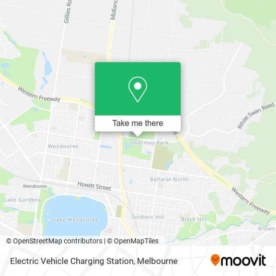 Electric Vehicle Charging Station map