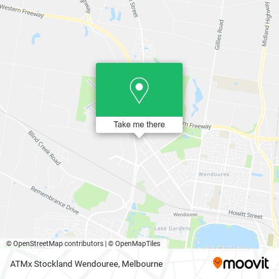 ATMx Stockland Wendouree map