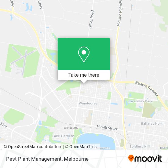 Pest Plant Management map