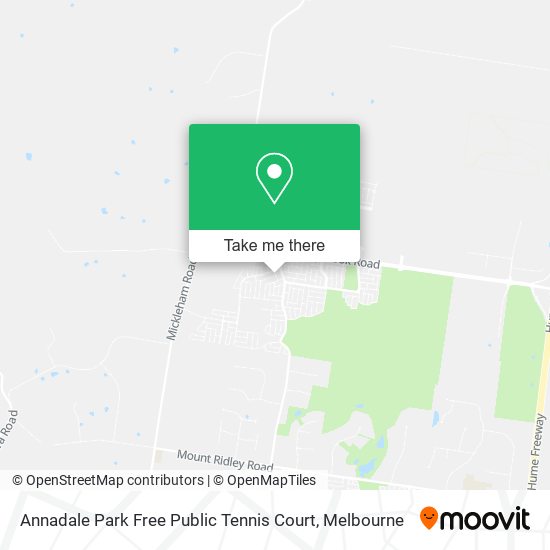 Annadale Park Free Public Tennis Court map