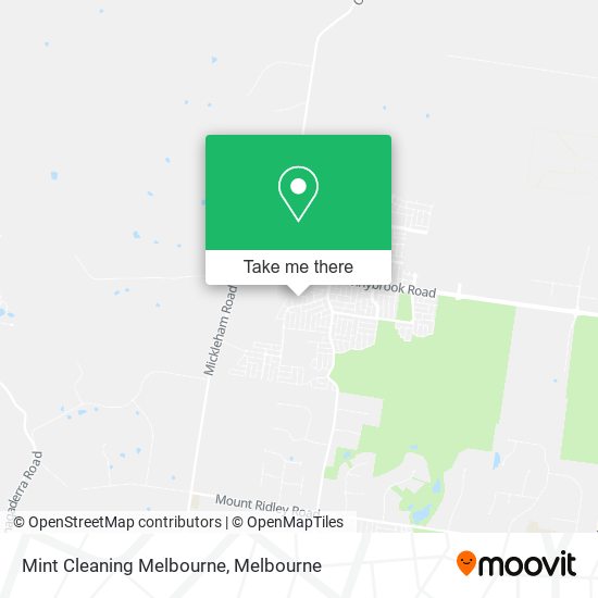Mint Cleaning Melbourne map