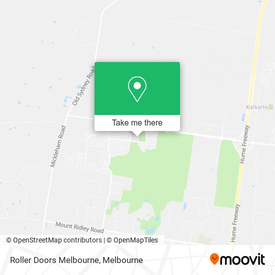 Roller Doors Melbourne map