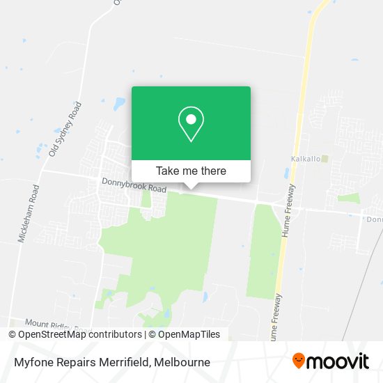 Myfone Repairs Merrifield map