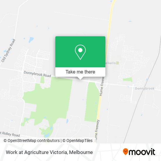 Work at Agriculture Victoria map