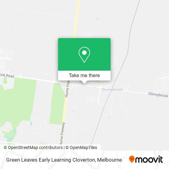 Green Leaves Early Learning Cloverton map