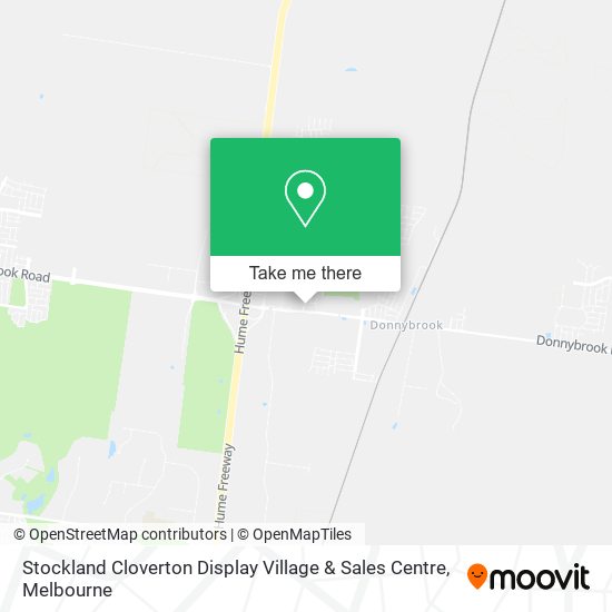 Stockland Cloverton Display Village & Sales Centre map