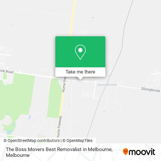 The Boss Movers Best Removalist in Melbourne map