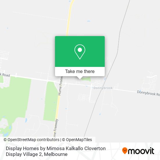 Display Homes by Mimosa Kalkallo Cloverton Display Village 2 map