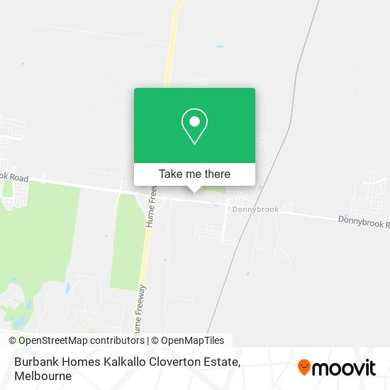 Burbank Homes Kalkallo Cloverton Estate map