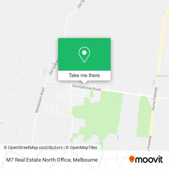 M7 Real Estate North Office map