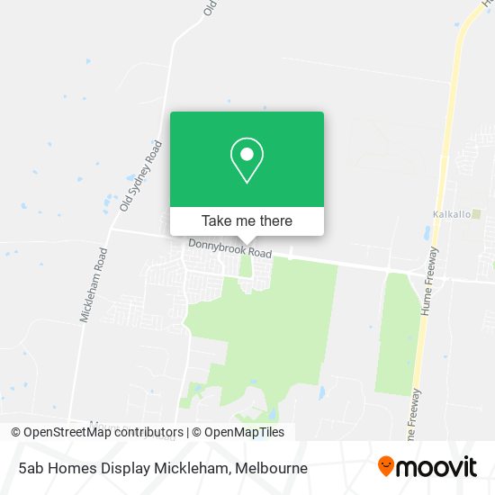 5ab Homes Display Mickleham map
