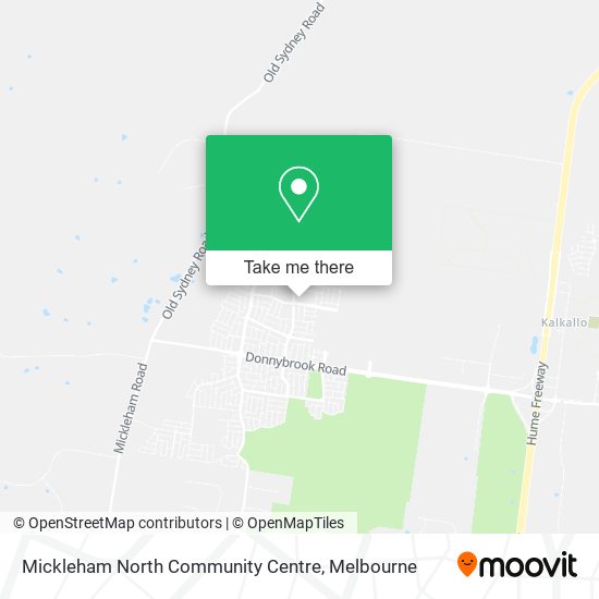 Mickleham North Community Centre map