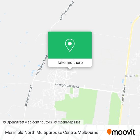 Merrifield North Multipurpose Centre map