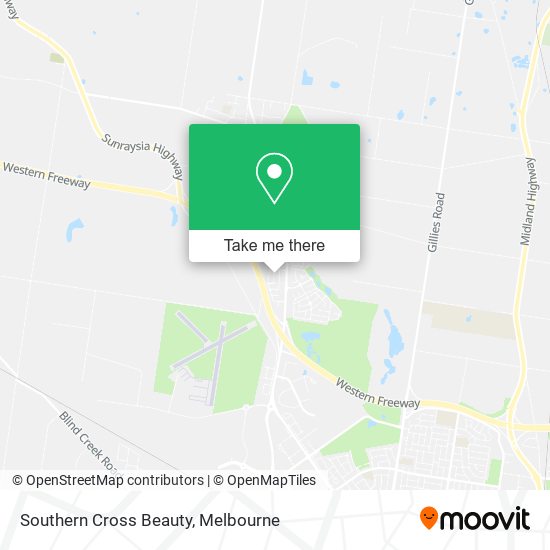Southern Cross Beauty map