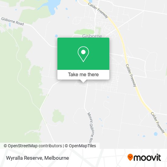 Wyralla Reserve map
