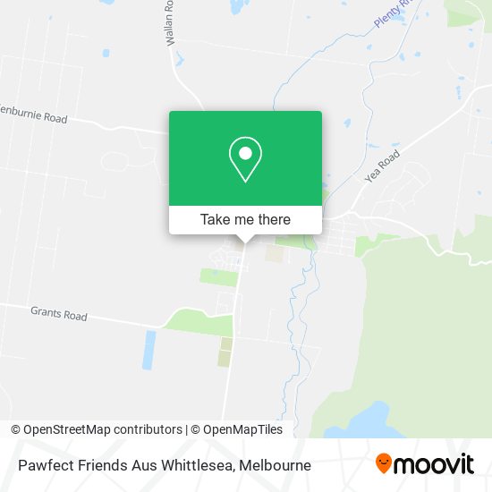 Pawfect Friends Aus Whittlesea map